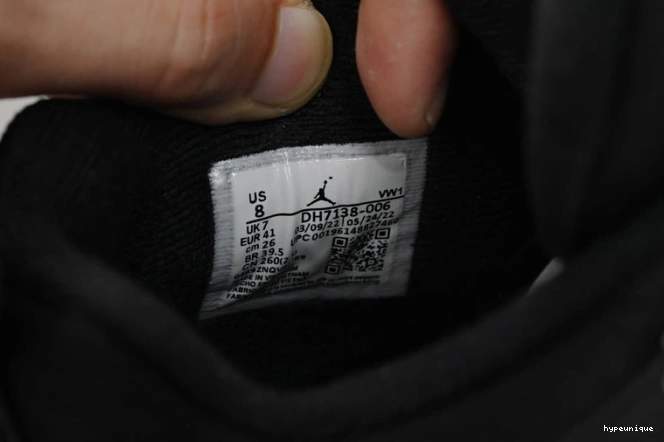 HYPE 4 Jordan Canvas Air Black DH7138-006 0719